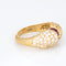 Bague Bague vintage dôme en or jaune 18 carats, diamants et rubis 58 Facettes G12263