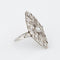 Bague 49 Bague ancienne édouardienne navette en platine 900 et diamants 58 Facettes G12365
