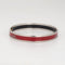Bracelet Hermès - Bracelet jonc en émail rouge motif calèche 58 Facettes