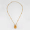 Collier Collier ananas en or jaune 18 carats et citrines 58 Facettes G13446