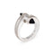 Bague 53 Cartier Menotte - Bague en or blanc 18k et onyx 58 Facettes G13580