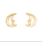 Boucles d'oreilles Tiffany & Co Paloma Picasso - Boucles d’oreilles lune croissante en or jaune 18 carats 58 Facettes G13659