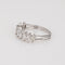 Bague 56 Bague vintage en platine 900 à diamants taille marquise 1 ct 58 Facettes G13663