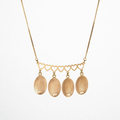 Collier Vintage Love - Collier frange en or jaune 18 carats 58 Facettes G13698