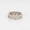 Bague 51 Art déco - Bague alliance en platine 900 et diamants 58 Facettes G13716
