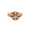 Bague 59 Bague ancienne victorienne en or jaune 14k, diamants 58 Facettes G13722