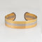 Bracelet Cartier C de Cartier - Bracelet manchette Double C en or tricolore et diamants 58 Facettes G13728