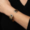 Bracelet Cartier C de Cartier - Bracelet manchette Double C en or tricolore et diamants 58 Facettes G13728