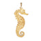 Pendentif Pendentif hippocampe vintage en or jaune 18k avec diamant 58 Facettes G13742
