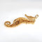 Pendentif Pendentif hippocampe vintage en or jaune 18k avec diamant 58 Facettes G13742