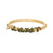 Bracelet Victorien - Bracelet jonc serpent double en or jaune 14 carats émaillé 58 Facettes G13855