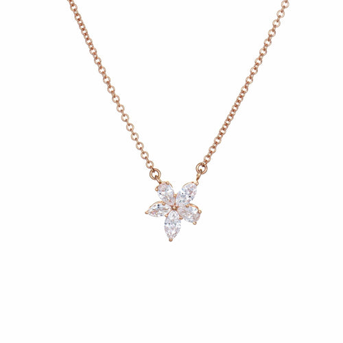 Collier Tiffany & Co Victoria - Collier en or rose 18k et diamants 58 Facettes G13859