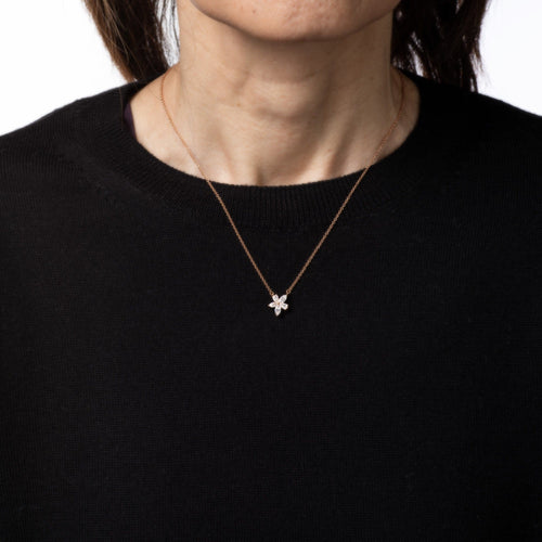 Collier Tiffany & Co Victoria - Collier en or rose 18k et diamants 58 Facettes G13859