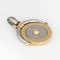 Pendentif Bulgari Zodiac Tondo - Pendentif vintage Aquarius en or jaune 18k et acier 58 Facettes G13869