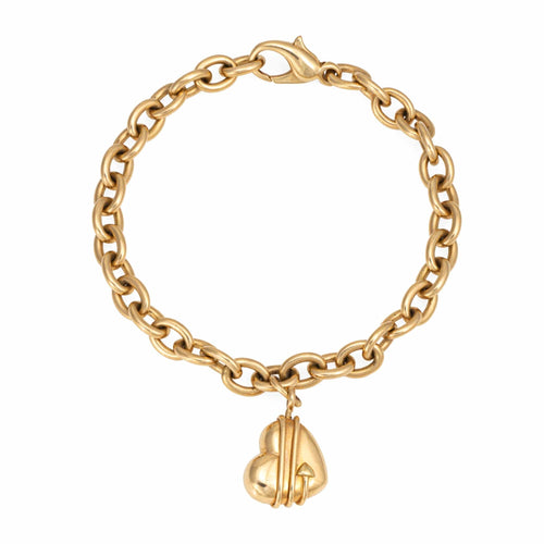 Bracelet Tiffany & Co - Bracelet à breloques Cupid Arrow en or jaune 18k 58 Facettes G13931