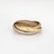 Bague 49 Cartier Trinity - Bague vintage en or jaune, blanc et rose 18k 58 Facettes G13959