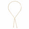 Collier Collier vintage lariat à cœur coulissant en or jaune 18 ct et 14 ct 58 Facettes G13977