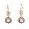 Boucles d'oreilles Anthony Nak - Boucles d’oreilles pendantes en or jaune 18 carats, améthyste et quartz blanc 58 Facettes G13983