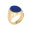 Bague 52 Cartier - Bague chevalière vintage en or jaune 18k et lapis-lazuli 58 Facettes G13985