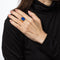 Bague 52 Cartier - Bague chevalière vintage en or jaune 18k et lapis-lazuli 58 Facettes G13985