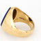 Bague 52 Cartier - Bague chevalière vintage en or jaune 18k et lapis-lazuli 58 Facettes G13985