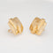 Boucles d'oreilles Boucles d’oreilles carrées clip 1980 en or jaune 14k 58 Facettes G14097