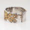 Bracelet Ilias Lalaounis - Bracelet manchette feuille de vigne en argent et or jaune 18 carats 58 Facettes G14121