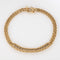 Bracelet Bracelet maille en or jaune 14 carats et diamants, années 1960 58 Facettes G14125