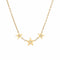 Collier Cartier - Collier vintage étoiles en or jaune 18 carats et diamants 58 Facettes G14127