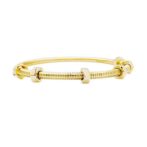 Bracelet Cartier Écrou - Bracelet jonc ouvrant en or rose 58 Facettes 35318