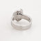 Bague 47 Cartier - Bague Double Cœur en or blanc et diamants 58 Facettes G7635