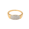 Bague 54 Bague en or jaune 21 diamants 58 Facettes 29033