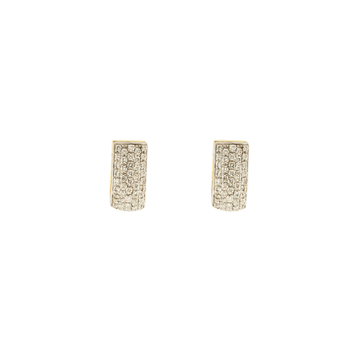 Boucles d'oreilles Boucles d'oreilles bicolores Diamants 58 Facettes