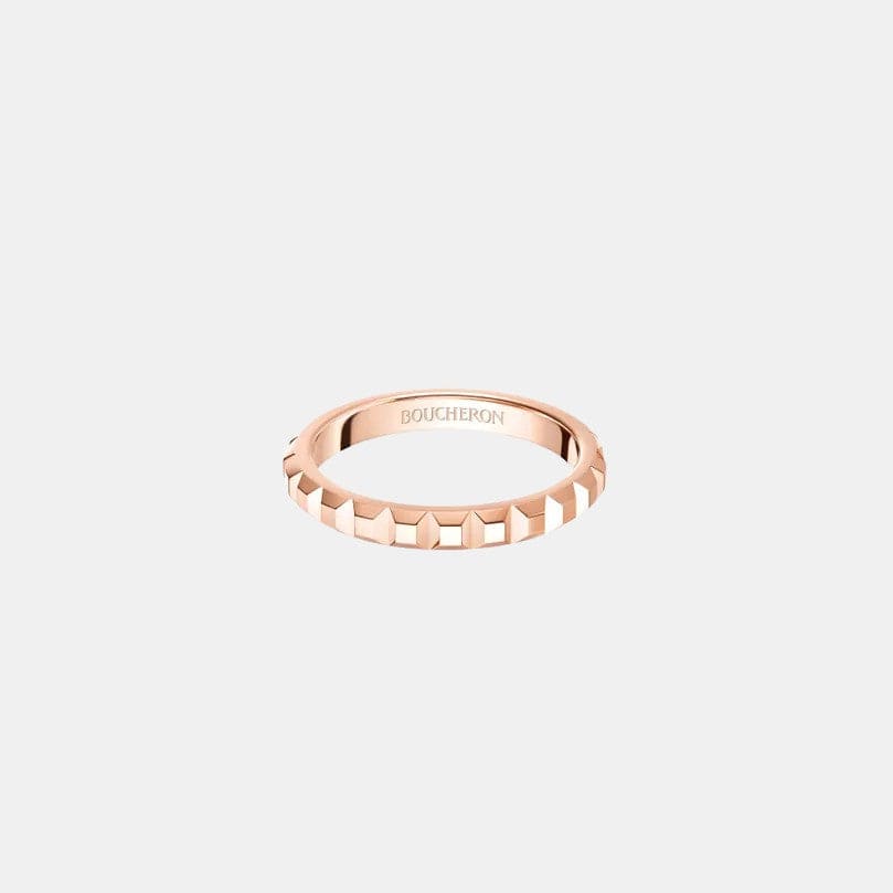 Bague Clou de Paris Or rose  