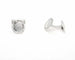 Boutons de manchette Damiani D.Side - Boutons de manchette en or blanc 18 kt et diamants 58 Facettes 10208