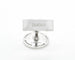 Boutons de manchette Damiani D.Side - Boutons de manchette en or blanc 18 kt et diamants 58 Facettes 10208