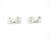 Boutons de manchette Gemelli en or blanc 18 ct avec diamants 58 Facettes 5522