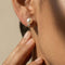 Bague Ohrstecker - Perles et diamants en or jaune 14 carats 58 Facettes