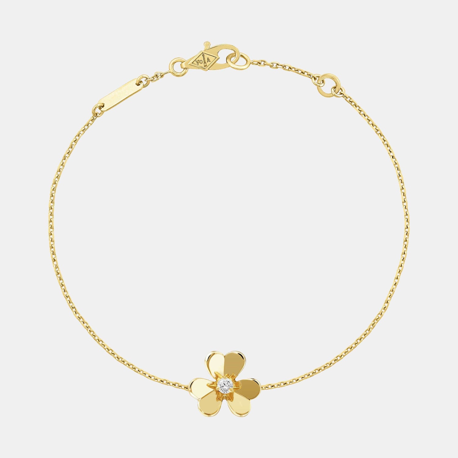 Bracelet Frivole Or jaune Diamant 0.05ct