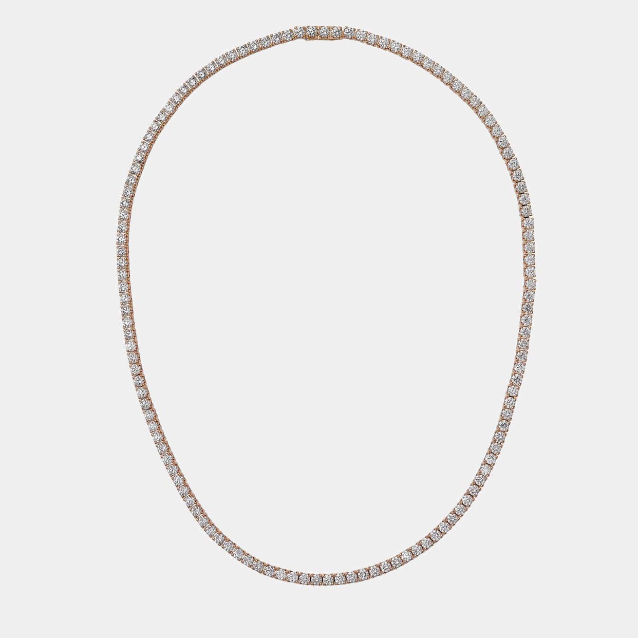 Collier Essential Lines Or rose Diamant