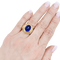 Bague 52 Bague dôme en or jaune 750 sertie d’un saphir cabochon 12,32 ct 58 Facettes 34494