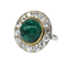 47 Bague ancienne diamants émeraude 58 Facettes
