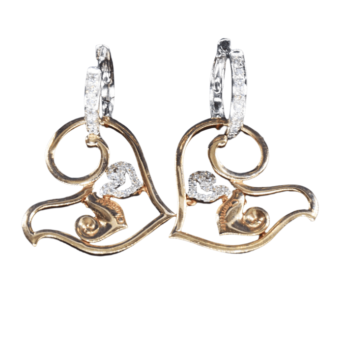 Boucles d'oreilles Boucles d'oreilles Chantecler or diamants 58 Facettes