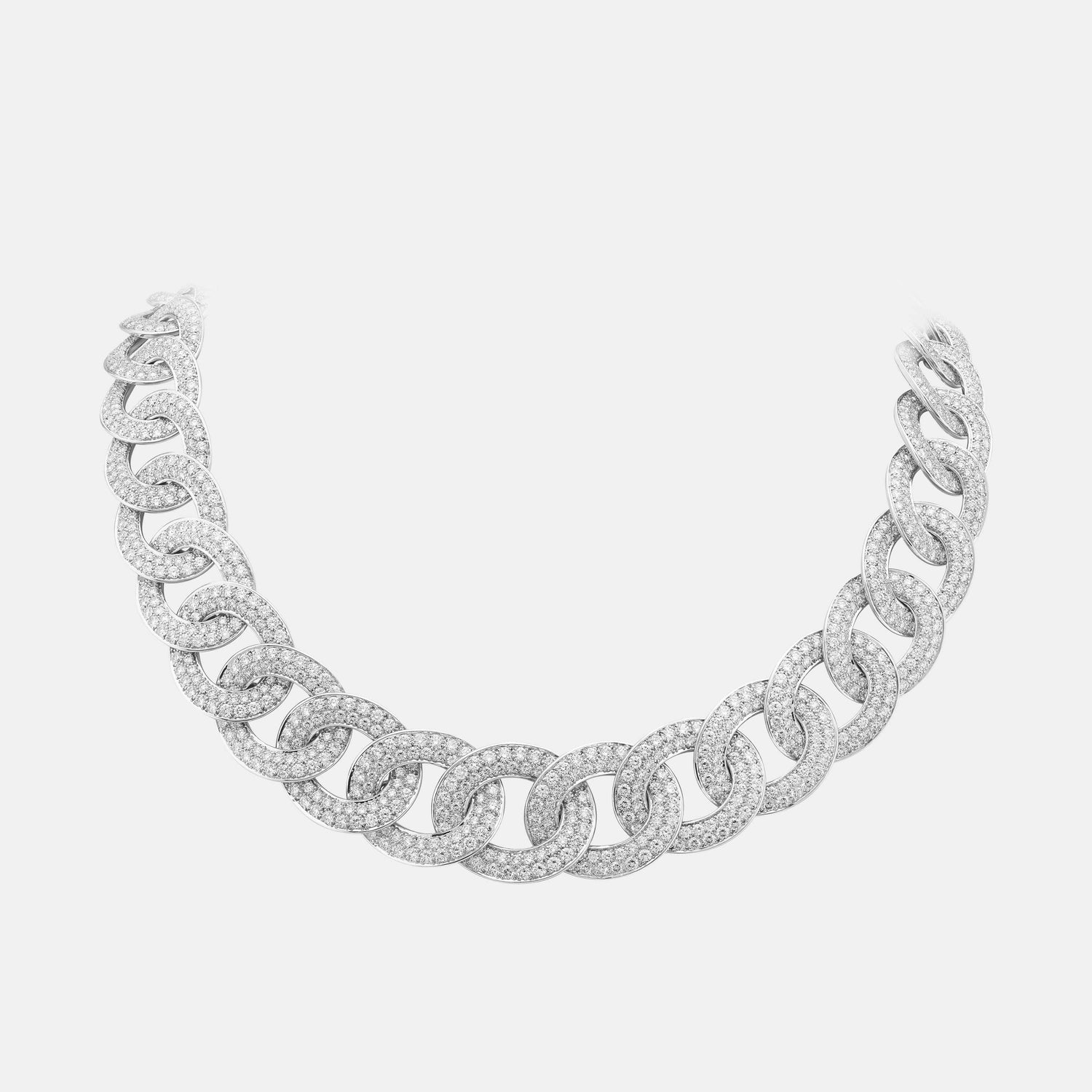 Collier Olympia Or blanc Diamant 33.96ct