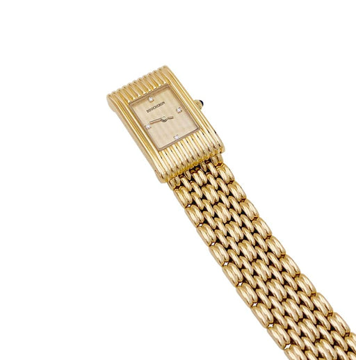 Montre Boucheron Reflet - Montre petit modèle en or jaune et diamants 58 Facettes 35021