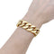 Bracelet Bracelet gourmette vintage en or rose 750 58 Facettes 34887