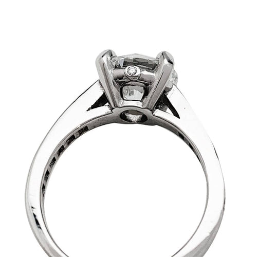 Bague 49 Bague en platine 950 sertie d’un diamant 2,02 ct HRD 58 Facettes 30455