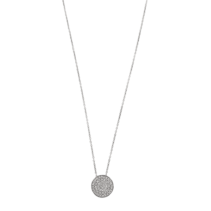 Pendentif VANESSA TUGENDHAFT - Collier et pendentif en or blanc et diamants 58 Facettes DV0791-3