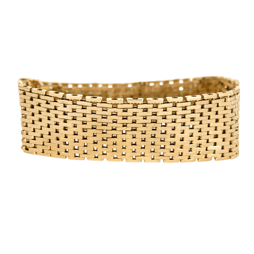 Bracelet Bracelet bandeau Or jaune 58 Facettes DV0129-5