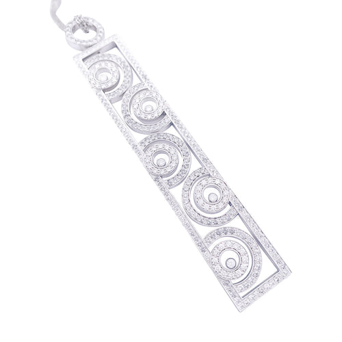 Collier Collier Chopard, "Happy Spirit", en or blanc, diamants. 58 Facettes 32562